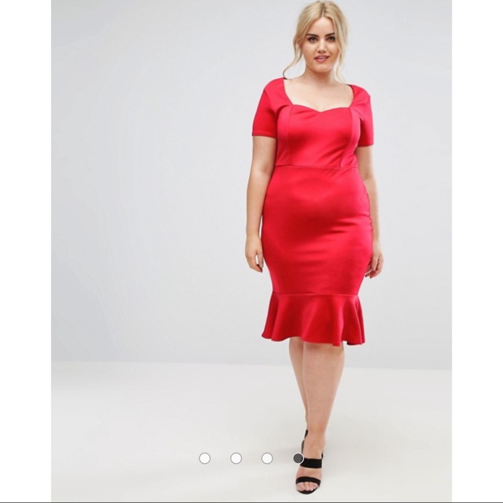 ❌SOLD❌ ASOS Club L London short red dress